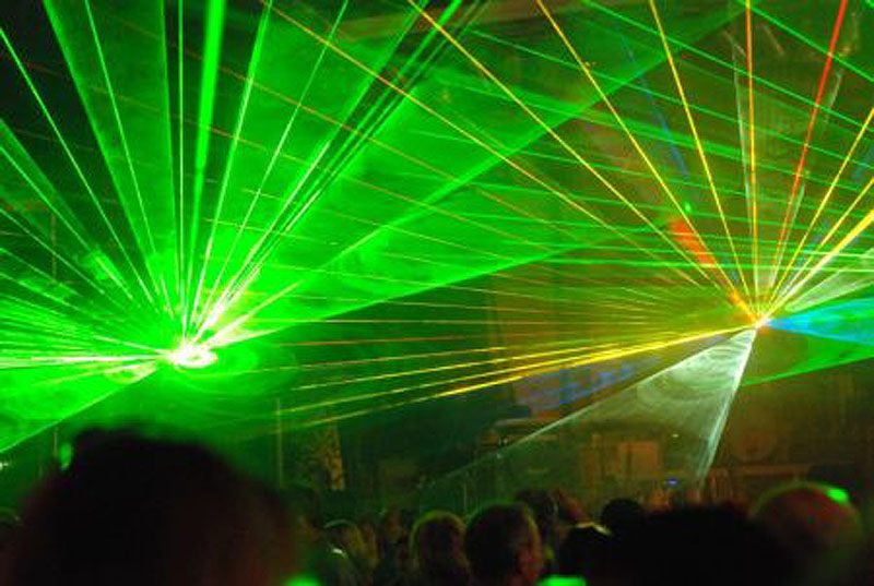 Lasershow Stadtfest Ahlen 2008